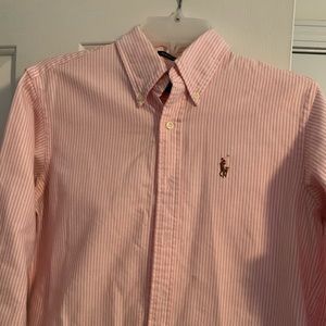 Pink & white stripe Ralph Lauren
